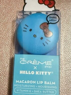 The Crème Shop x Hello Kitty Blue Macaron Lip Balm - Limited Edition